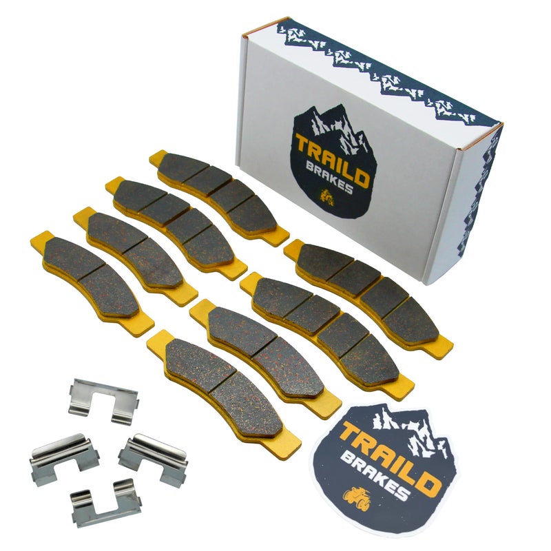 Traild CanAm Maverick R 20242025 Front  Rear Ceramic Brake Pad Set Front  Rear