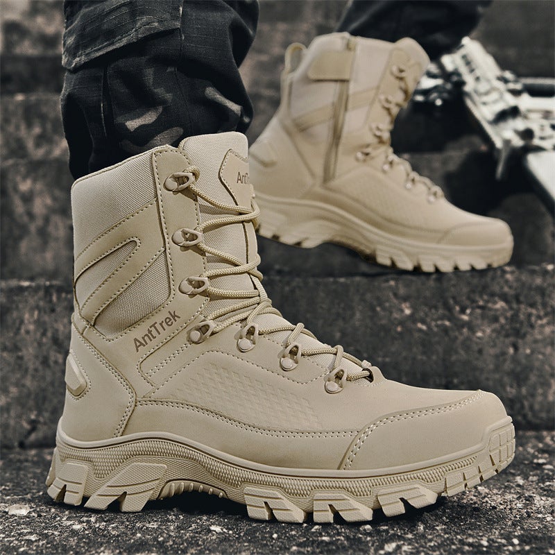 New Large Size Men'S Outdoor Combat Boots, Wear-Resistant Outdoor Leisure Sports Hiking Boots, Dropshipping For Men - Image 5