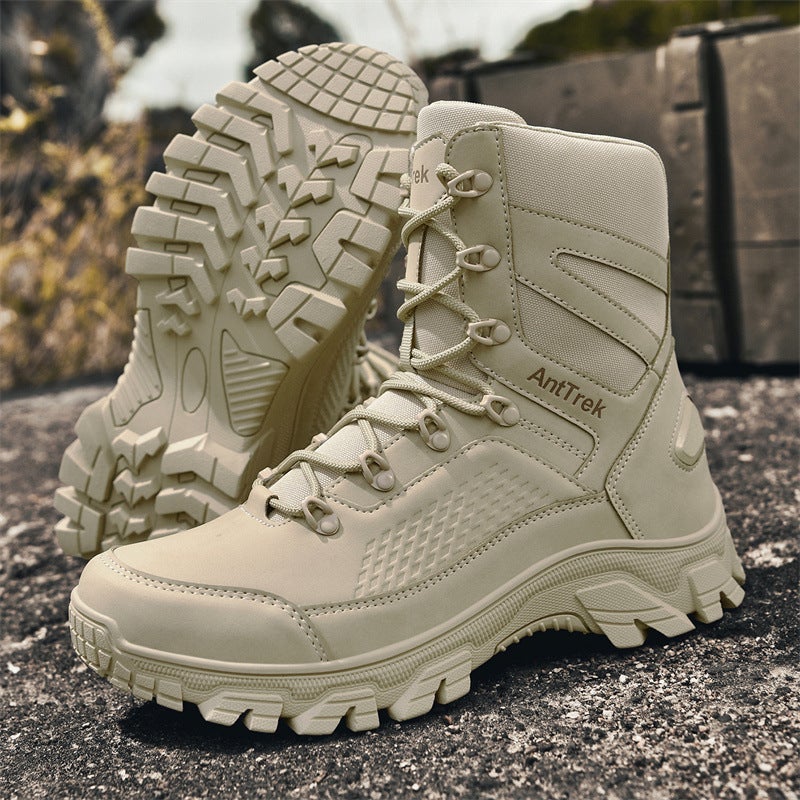 New Large Size Men'S Outdoor Combat Boots, Wear-Resistant Outdoor Leisure Sports Hiking Boots, Dropshipping For Men - Image 3