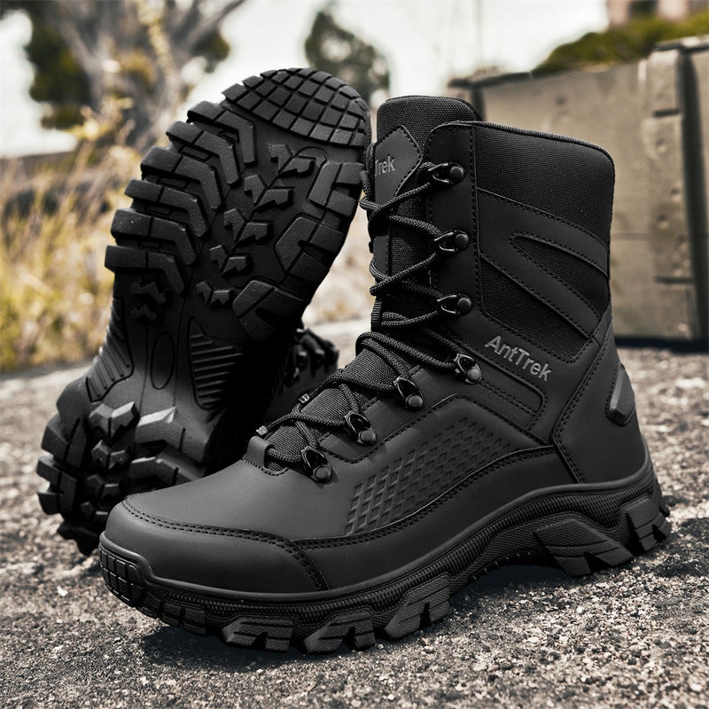 New Large Size Men'S Outdoor Combat Boots, Wear-Resistant Outdoor Leisure Sports Hiking Boots, Dropshipping For Men - Image 4