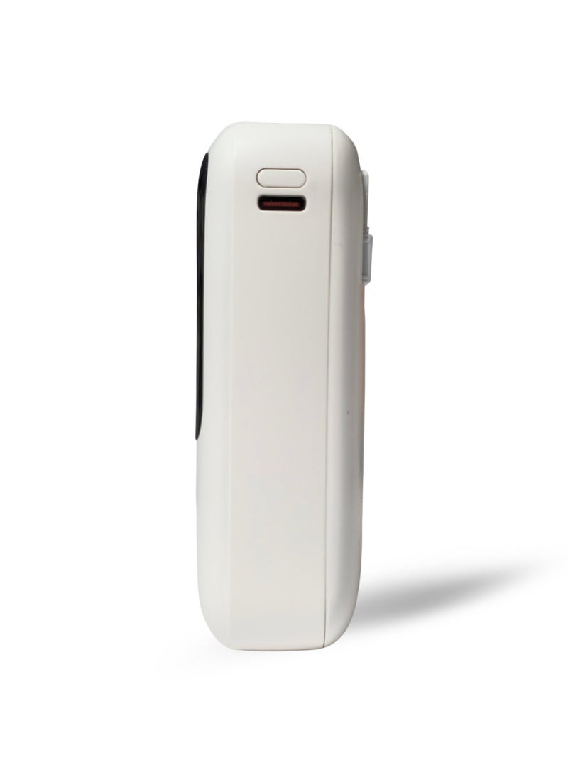 فوجي بطارية F1 Power Bank بسعة 10000 مللي أمبير - مصباح يدوي LED مزدوج - شحن سريع بقوة 22.5 واط - كابلات مدمجة 4 في 1 - شاشة LED - شاحن لأجهزة iPhone و Samsung و Huawei Inc. - Image 3