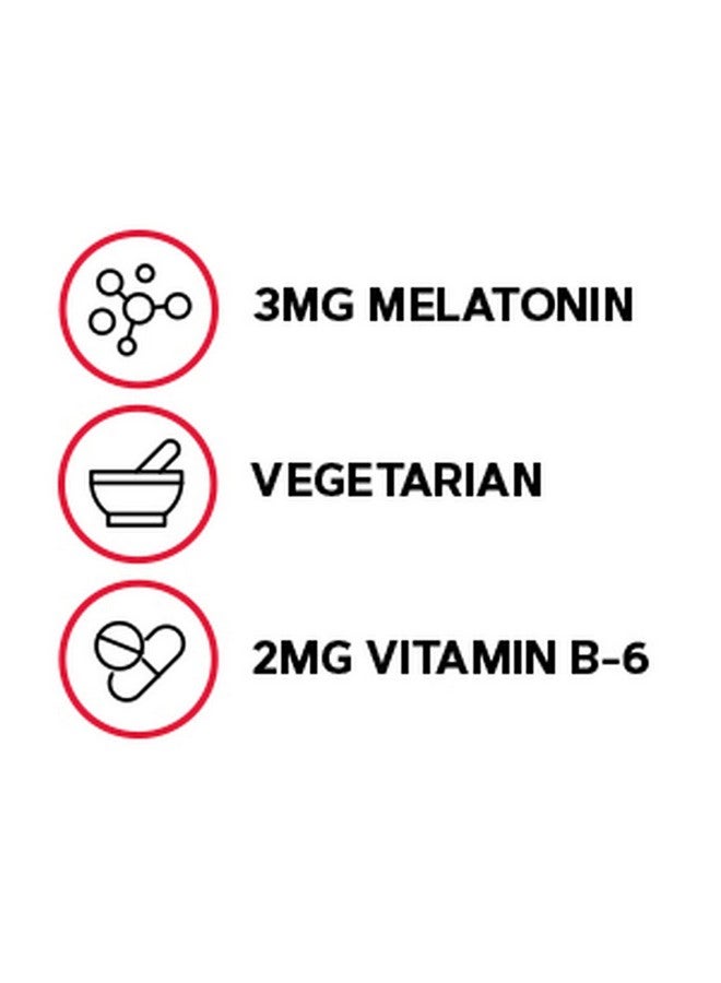 GNC Melatonin 3mg - 120 Vegetarian Tablets - Image 3