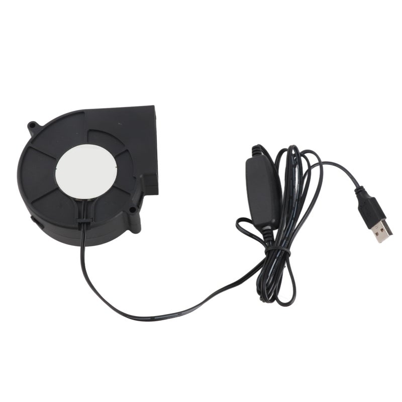 مروحة منفاخ USB مقاس 97 مم - وضع سرعات ثلاثة - تدفق هواء عالٍ - لمروحة تبريد الكمبيوتر - تعمل بواسطة USB وتثبيت سهل - لمروحة تبريد الكمبيوتر للأجهزة الإلكترونية وطابعات 3D وأرفف الأرفف ومراكز البيانات - Image 4