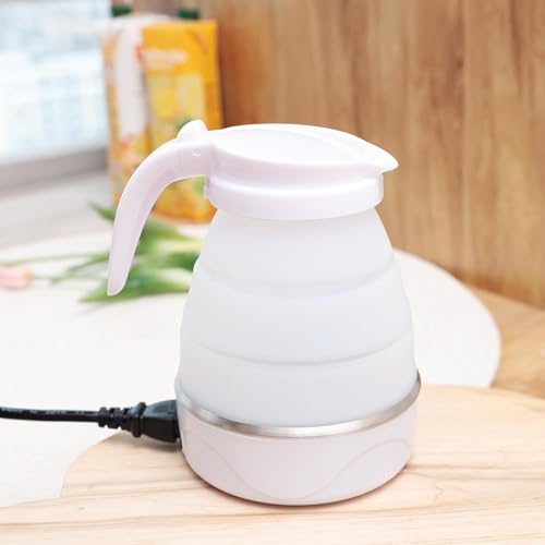 BLADESMITH Silicone Kettle - Lightweight, Portable, Foldable Travel Kettle (WHITE) - Image 4