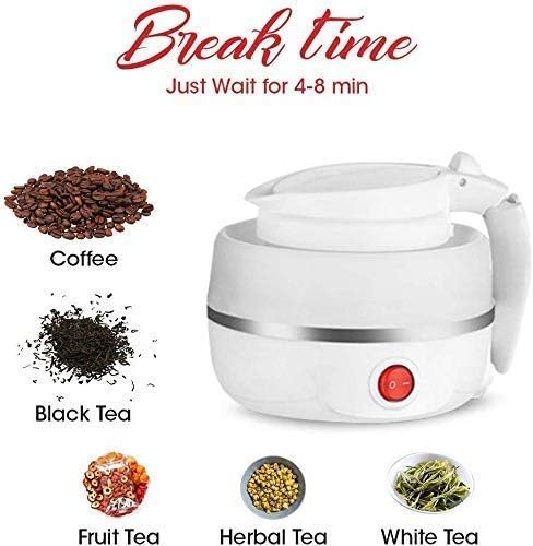 BLADESMITH Silicone Kettle - Lightweight, Portable, Foldable Travel Kettle (WHITE) - Image 3