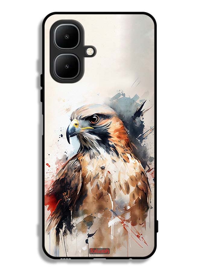 Tolwak Infinix Smart 10 Protective Case Cover Eagle Abstract Art