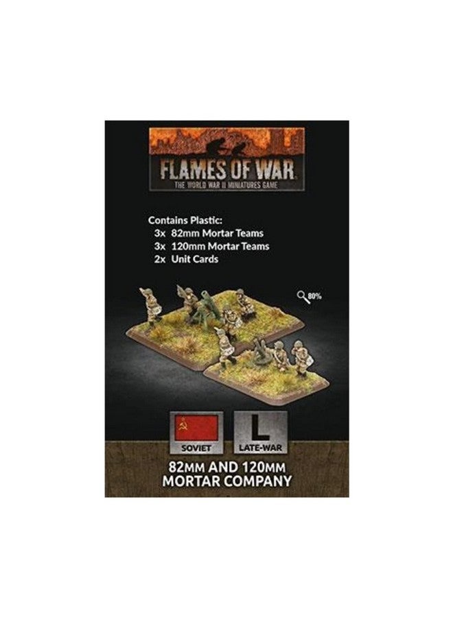 Flames of War Late War: Soviet 82mm and 120mm Mortar Company (SU781) - Image 1