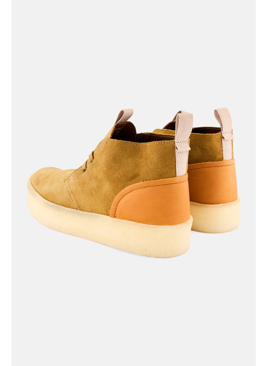 clarks Men Desert Cup Lace Up Ankle Boots, Tan  - Image 2