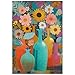 Ulord Great Jigsaw Puzzles for Adults 300 Pieces Colorful Boho Floral Vase Puzzles for Adults Toys Gift Family Decoration Kids Puzzle - Image 2