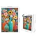 Ulord Great Jigsaw Puzzles for Adults 300 Pieces Colorful Boho Floral Vase Puzzles for Adults Toys Gift Family Decoration Kids Puzzle - Image 4