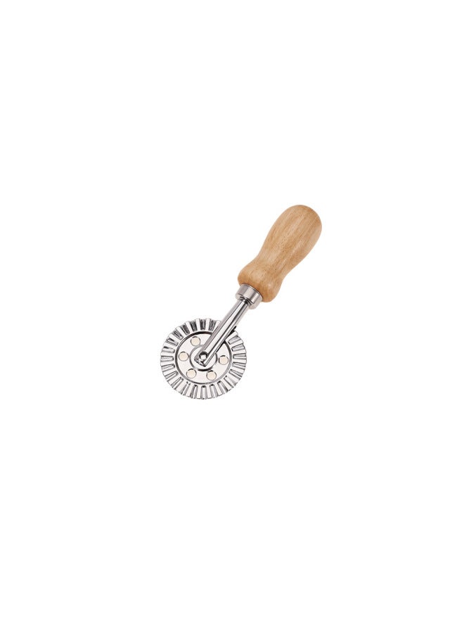 Stainless Steel Cake Cutter Oak Cake Wheel Pizza Cutter Roller Cutter Biscuit Mold Wholesale-Specifications:Large Short Cake Cutter-Color:Picture Color - Image 1