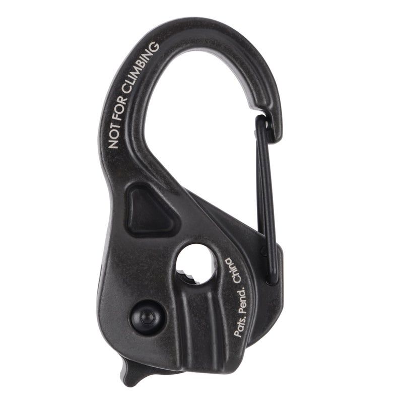 Nite Ize CamJam XT Aluminum Rope Tightener - Versatile Tie Down Cam Mechanism with Carabiner Clip - Secure Hiking Gear Essential - Rope Tie Down Accessory - Black/Coyote - Image 3