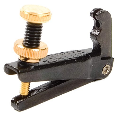 Wittner Stable-style Black with Gold-plated Screw Fine Tuner for 3/4-4/4 Violin - Image 5