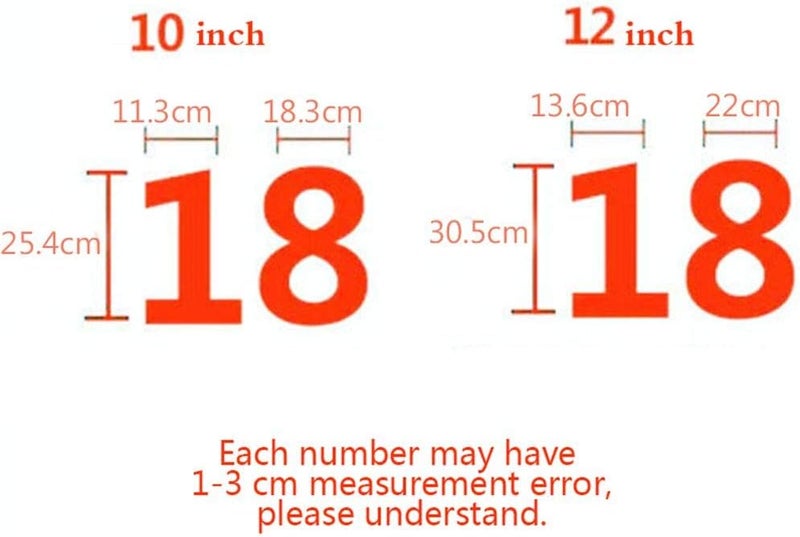 EORTA 0-8 Numeral Cake Stencils Molds 12 Inch Arabic Number Dessert Maker Decorative Fillings Layered Kitchen Baking Tools for DIY Wedding Birthday Anniversary, White - Image 2