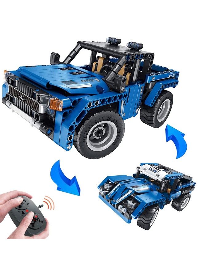 Dimple 2 In 1 Remote Control Building Car Toy Stem Toys For 6 12 Year Old Kids Educational Race Car Truck Toys For Boys & Girls 353 Piece Learning Construction Kit Gift For Kids - Image 2