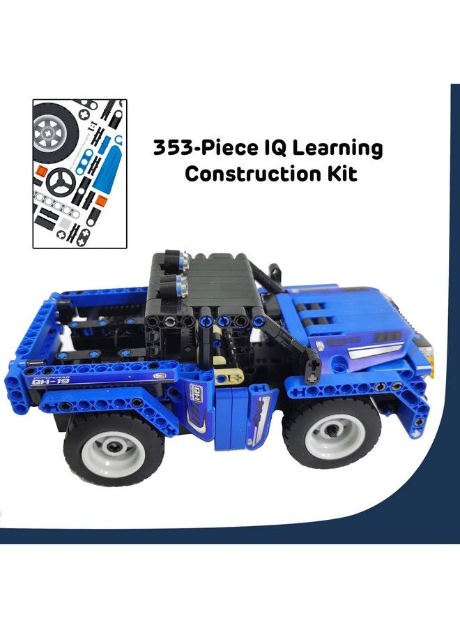 Dimple 2 In 1 Remote Control Building Car Toy Stem Toys For 6 12 Year Old Kids Educational Race Car Truck Toys For Boys & Girls 353 Piece Learning Construction Kit Gift For Kids - Image 5