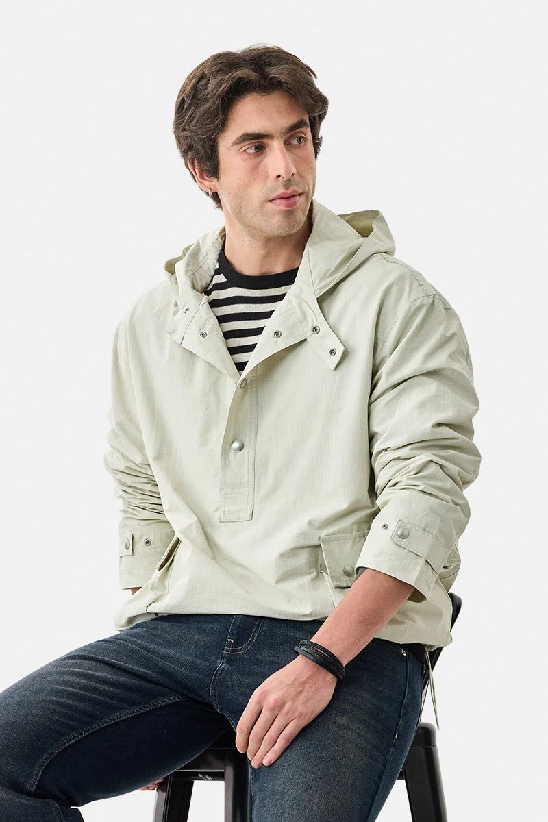 SNITCH Hooded Snap Button Anarok Jacket