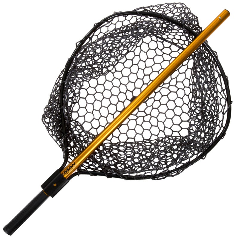Wakeman Collapsible Fishing Net - 56-Inch Retractable Landing Net with Telescopic Pole - Fishing Equipment for Catch-and-Release by Wakeman (Gold) - Image 5