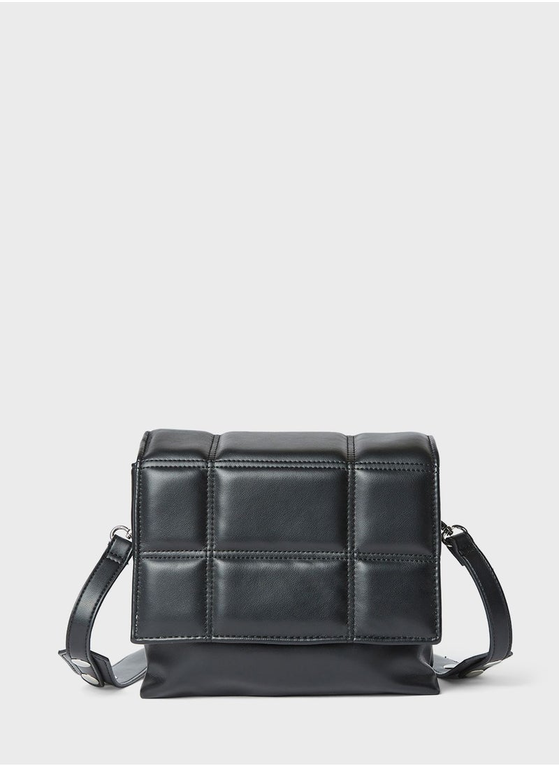 PIECES - Quilted Crossbody Bag - Image 1