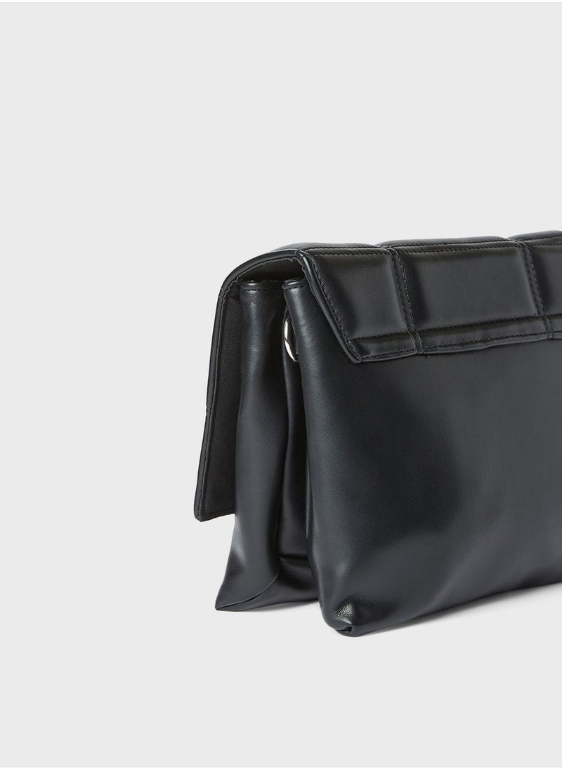 PIECES - Quilted Crossbody Bag - Image 1