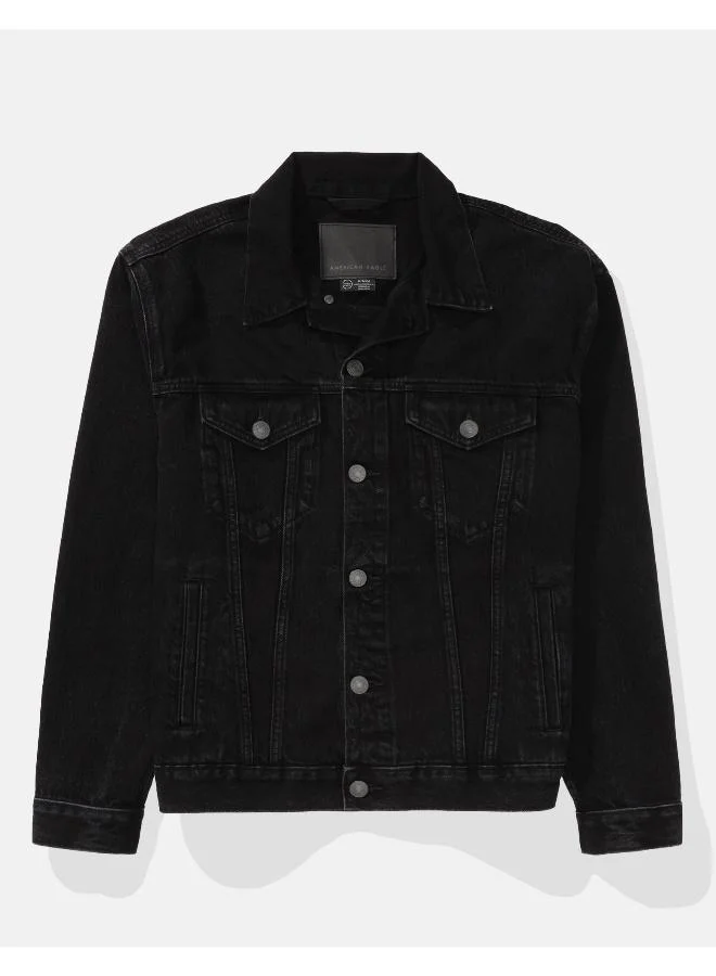 امريكان ايجل جاكيت دنيم تراكر