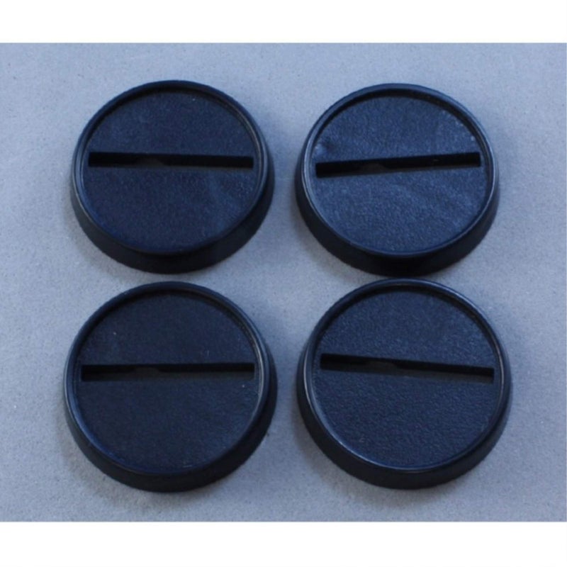 Reaper 1in Round Plastic Miniature Gaming Base with Slot Pack of 18 Reaper Miniatures - Image 2