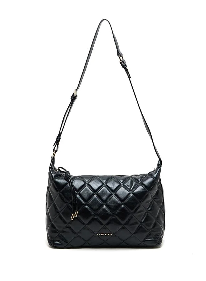 Anne Klein Quilted PU Crossbody Bag