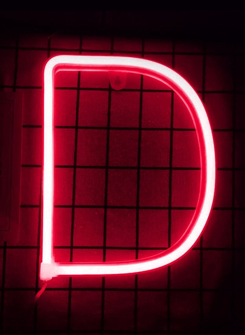 Salla LED Neon Flex Letter Light D 30x19cm - Image 1