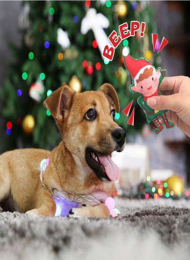 HI-BOOM Hiboom Mini Plush Christmas Dog Toys Squeaky Puppy Interactive Durable Chew Plush Squeak Toys for Puppy Small Dogs, 9 Styles - Image 3
