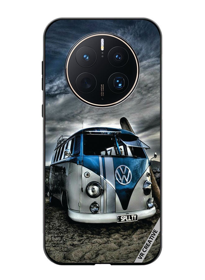 VR CREATIVE Protective Case Cover For Huawei Mate 50 Pro Mini Bus Design Multicolour - Image 1