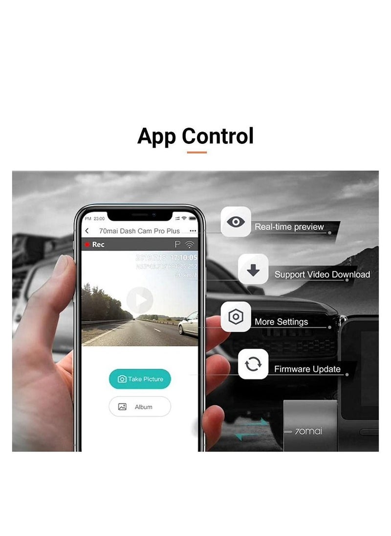 70mai - 70mai A400 Car Dash Cam, 1440p Front Only, WDR, Night Vision, G-Sensor, App Playback & Share, Optional Parking Monitoring - Image 1