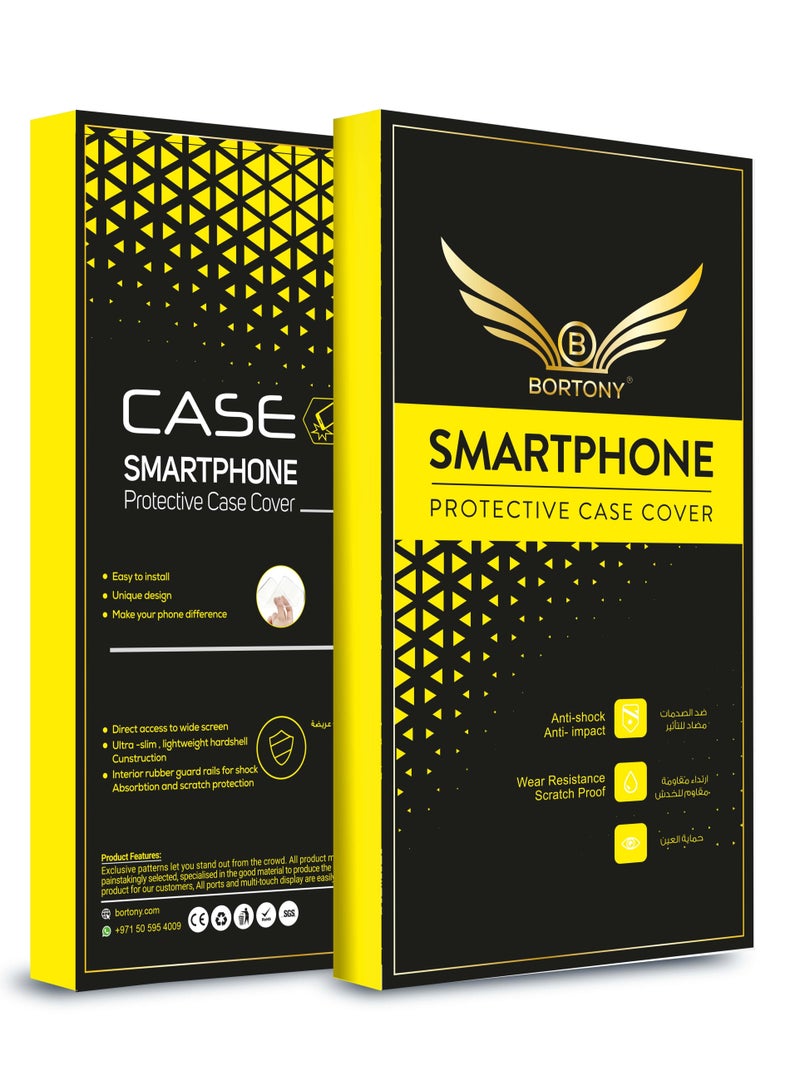 BORTONY Hard Case Cover For Huawei Y7 (2019) Clear - Image 4