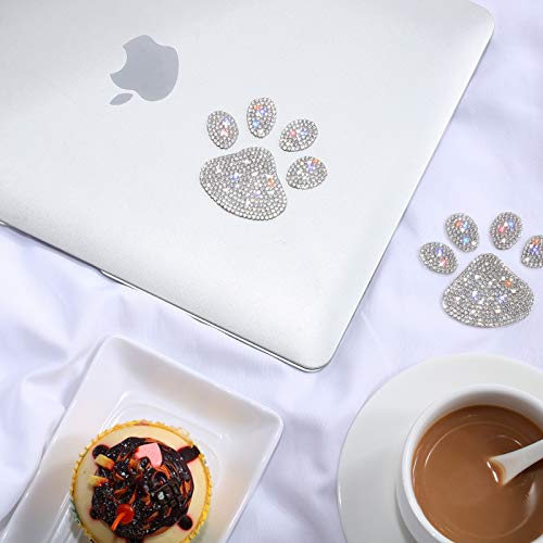 BBTO ملصقات بصمة كلب لامعة 4 قطع لسيارة BBTO - Image 4