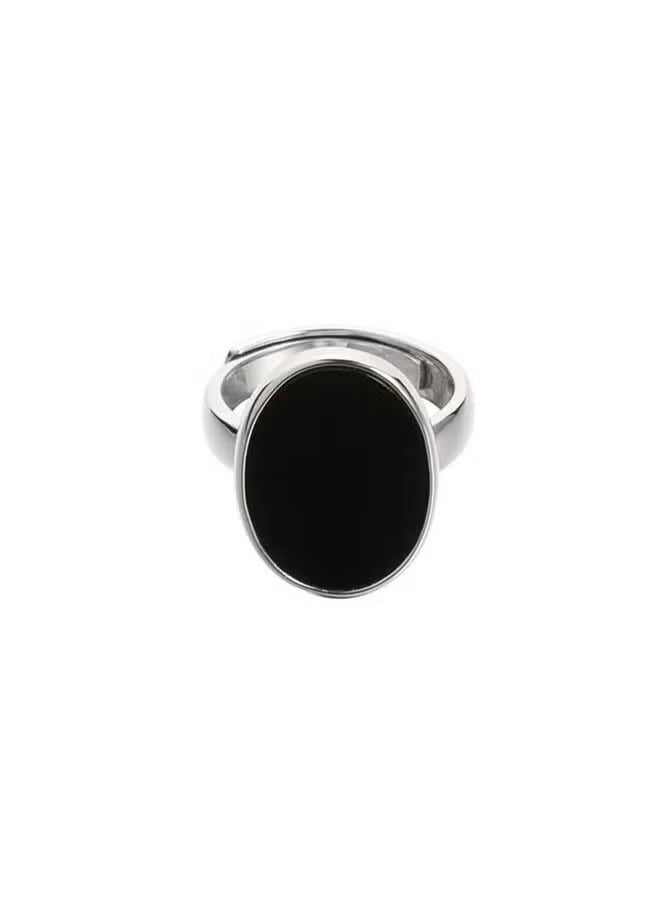 GIOIO Simple Silver Inlaid Ring Korean High-end Fashion Retro Personality Everyday Wear Gift Home Use - Image 4