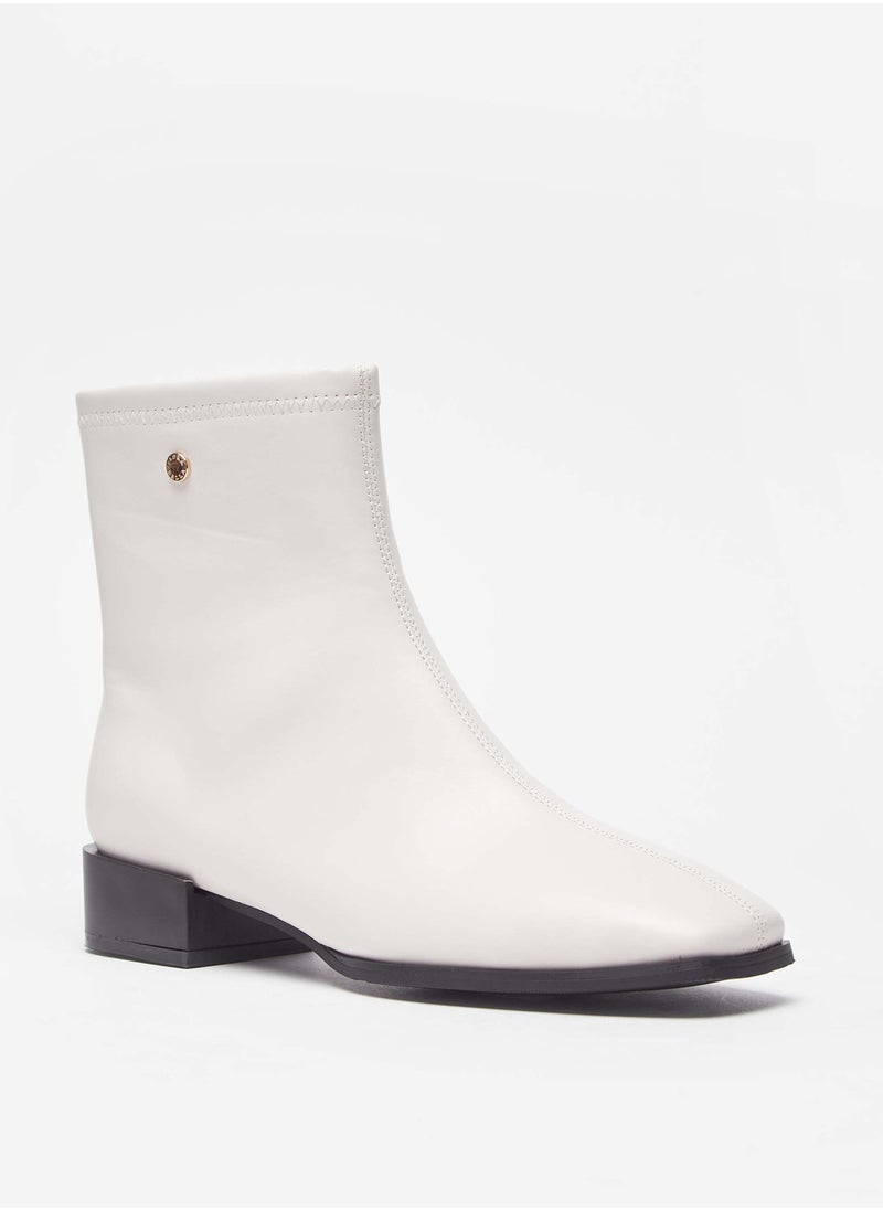 Flora Bella By Shoexpress - Women Solid High Cut Boots with Zip Closure - Image 1
