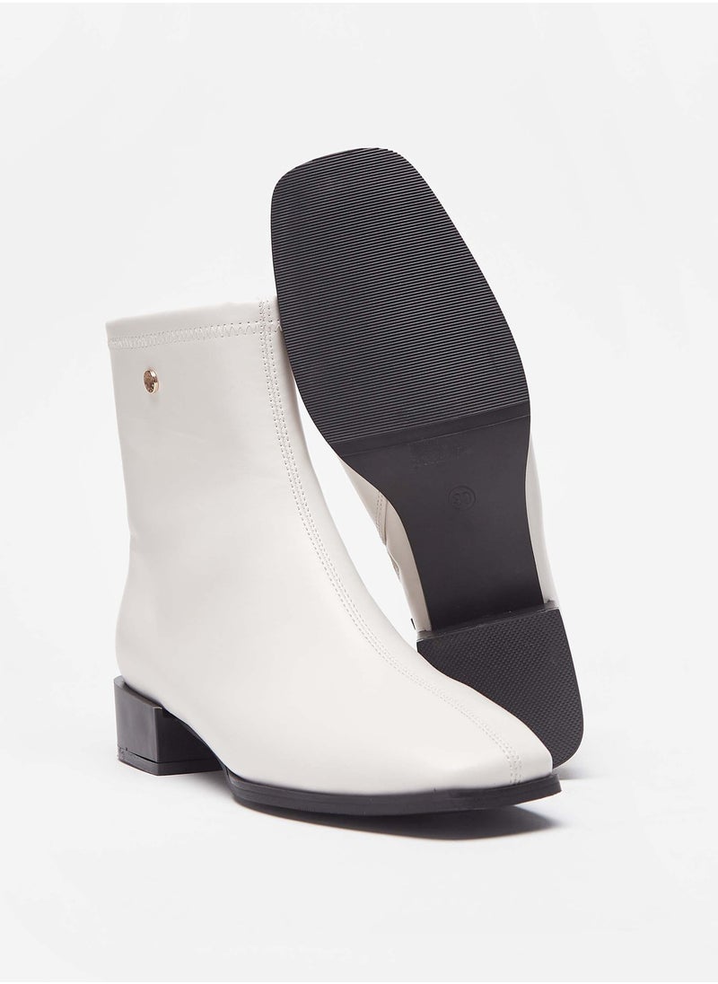 Flora Bella By Shoexpress - Women Solid High Cut Boots with Zip Closure - Image 1