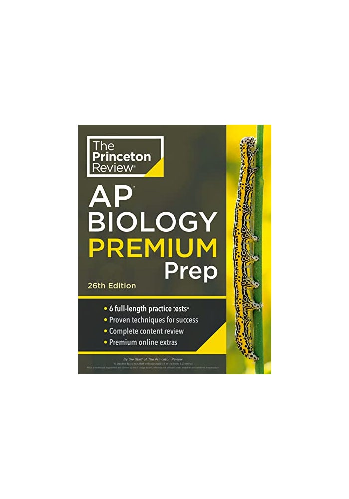 Princeton Review AP Biology Premium Prep 2024: 6 Practice Tests + Complete Content Review + Strategies and Techniques - Image 1