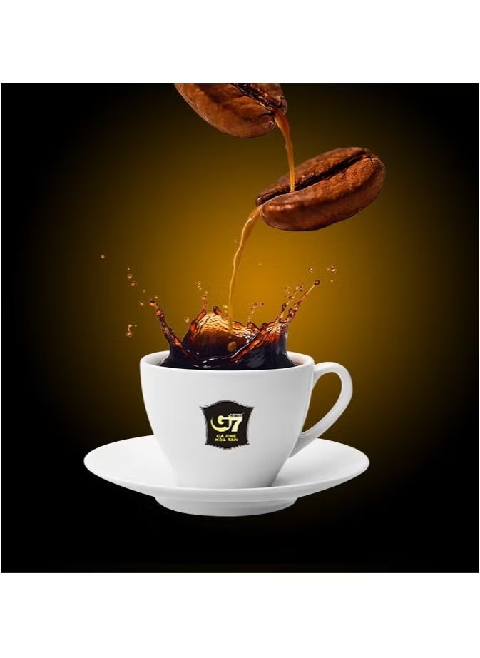 G7 Power G7 Strong Black Vietnamese Coffee. 3-in-1 Instant Espresso Coffee Powder, Fat-Free and Sugar-Free, 100 Packets. - Image 2