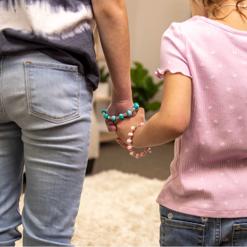 Hapinest مجموعة صنع المجوهرات من الطين الخاصة بك من هابينست للفتيات، اصنعي 3 أساور و 3 قلائد - Image 5