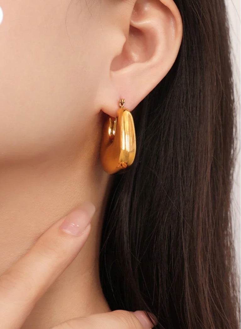 Casual collection Elegant Gold Plated Earrings For Women - Image 2