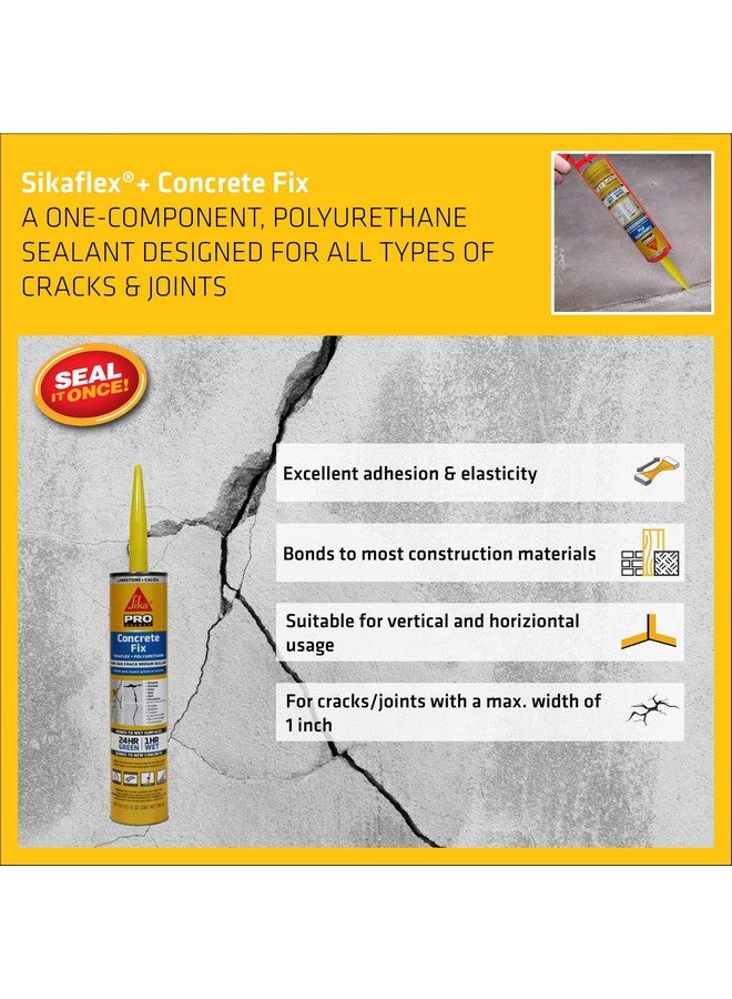 Sikaflex Concrete Fix, Limestone, Elastic sealant sealing cracks and joints, paintable polyurethane , 10.1 fl. Oz - Image 3