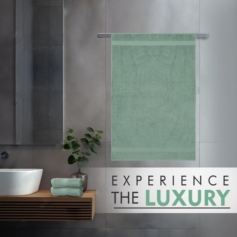 Ambra Linens 500 GSM Highly Absorbent Bath Towel 100% Cotton Soft and Plush All Seasons Use Large Everyday Use Durable (1 Piece of Bath Towel, Aqua Green) - Image 4