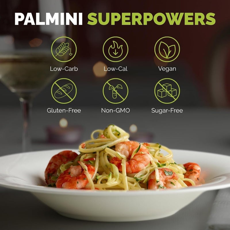 Palmini Variety Pack - Gluten Free Hearts of Palm Pasta: Linguine, Angel Hair, Lasagna, Rice, and Mashed (12 Ounce) - Image 5