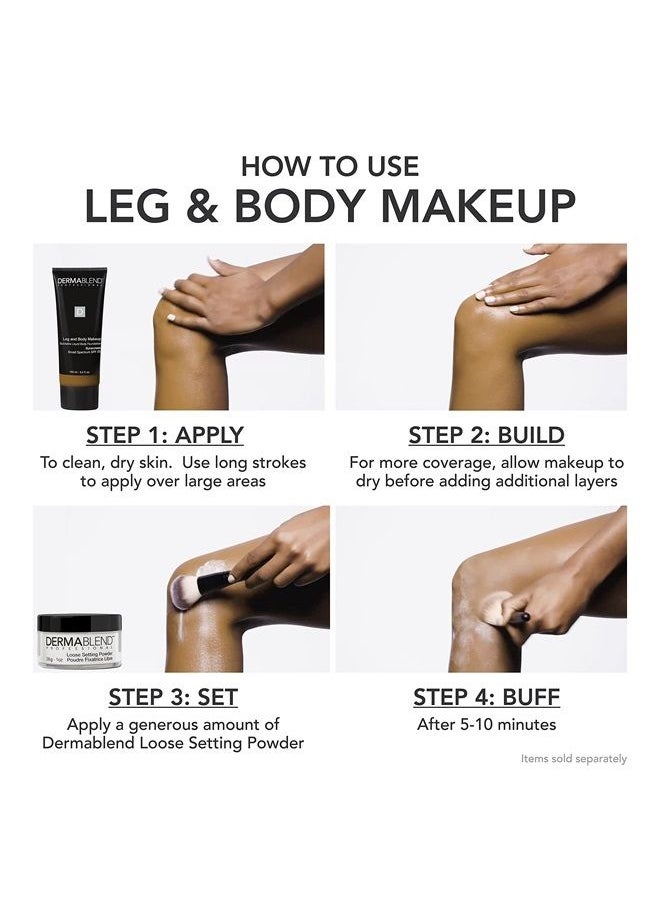 Dermablend - Leg and Body Makeup Foundation with SPF 25, 65N Tan Golden, 3.4 Fl. Oz. - Image 1