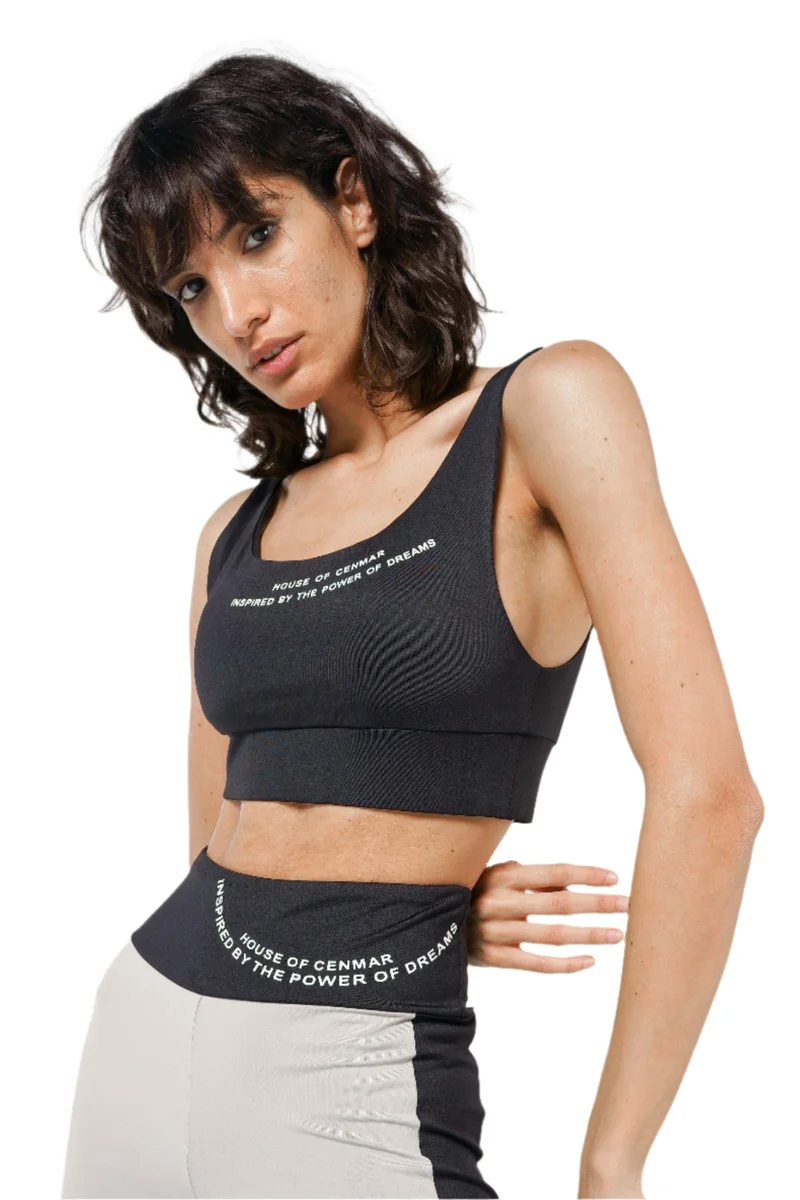 هاوس اوف سينمار Black Women's Activewear Bra