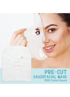 Maitys 150 Pieces Precut Gauze Facial Cotton Beauty Gauze Skin Care Face For Facial Spahigh Frequency  - Image 3