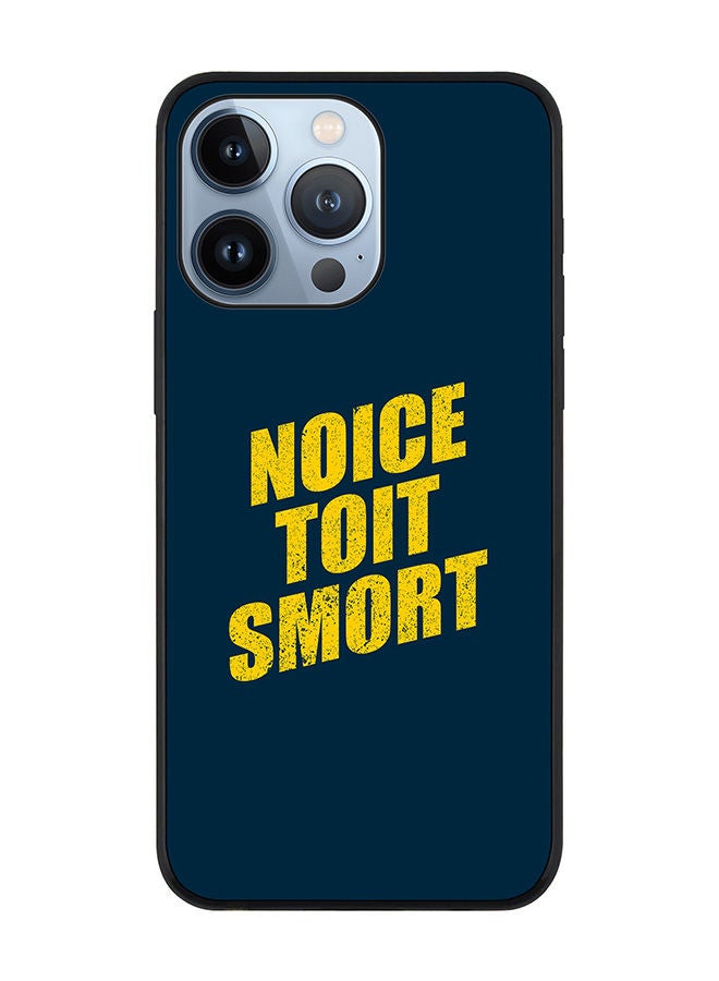 Stylizedd Rugged Black edge case for Apple iPhone 13 Pro Slim fit Soft Case Flexible Rubber Edges Anti Drop TPU Gel Thin Cover - Noice Toit Smort - Image 1