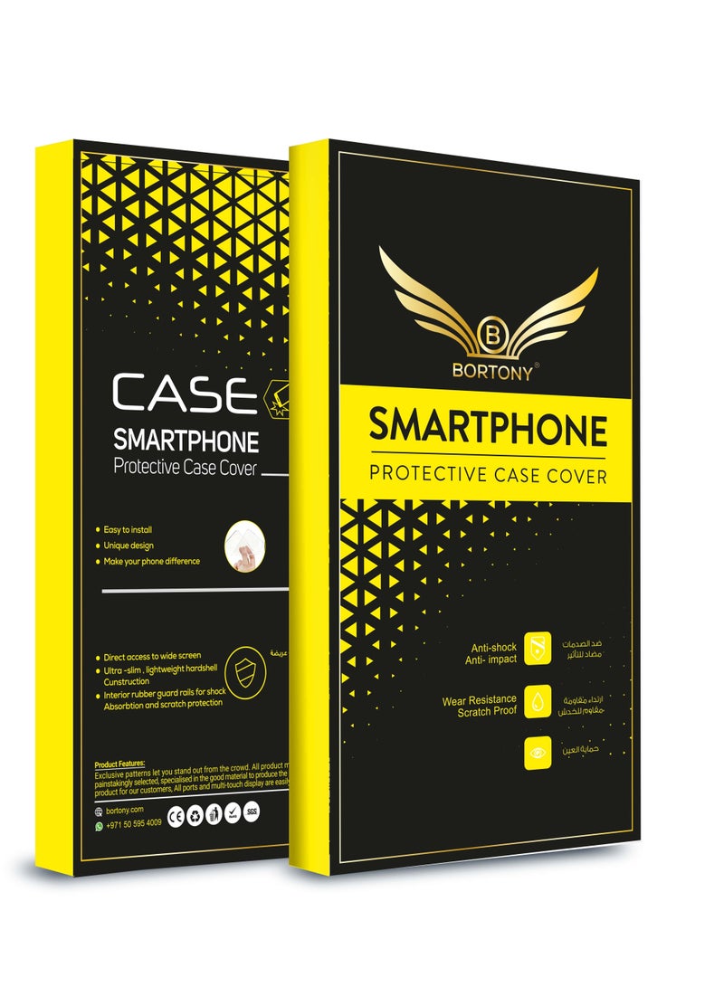 BORTONY Protective Case Cover With Finger Grip Stand For Samsung Galaxy Note 8 - Image 4