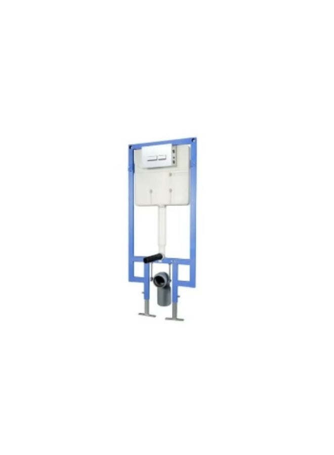 SOMANY Accent Pneumatic Concealed Cistern with HalfFrame – Heavy-Duty Wall Hung Toilet Installation System with Dual Flush Mechanism