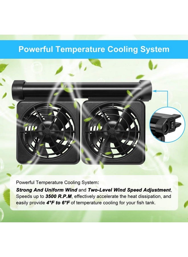 DATOO DaToo Aquarium Chiller Fish Tank Fan Aquarium Cooling Fan, 1 Yr Warranty  - Image 3